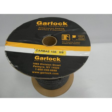 Garlock Carbae 108 Braided Compressoin Packing 5/8In 5Lb Pump Parts And Accessory 40408-2040